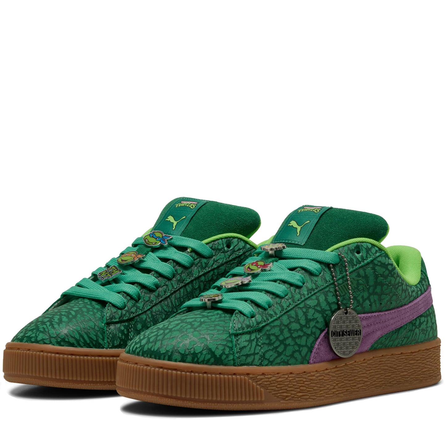 Men's Puma x TMNT Suede XL - Vine/Gum