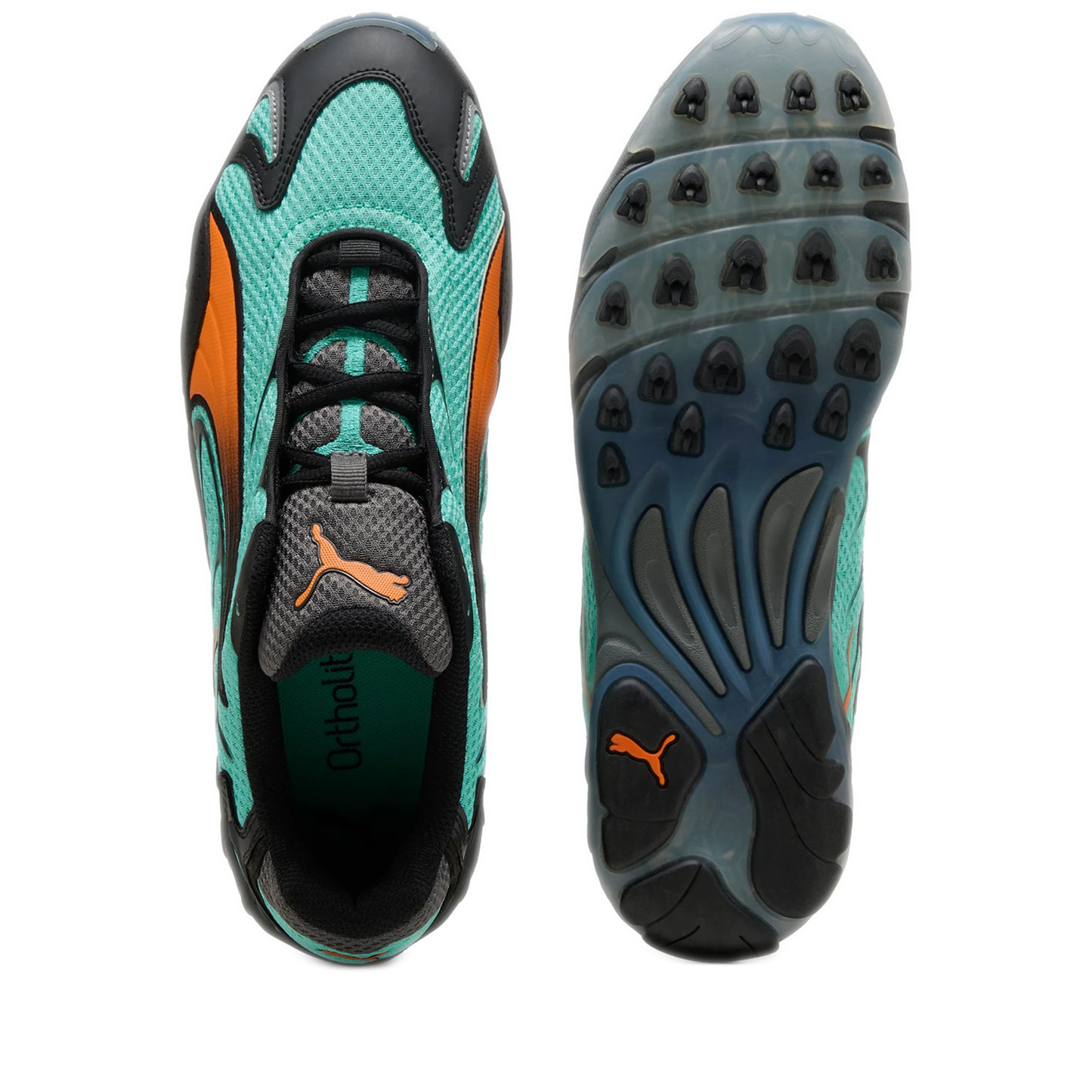 Men's Puma Inhale - Aquatic/Orange Glo