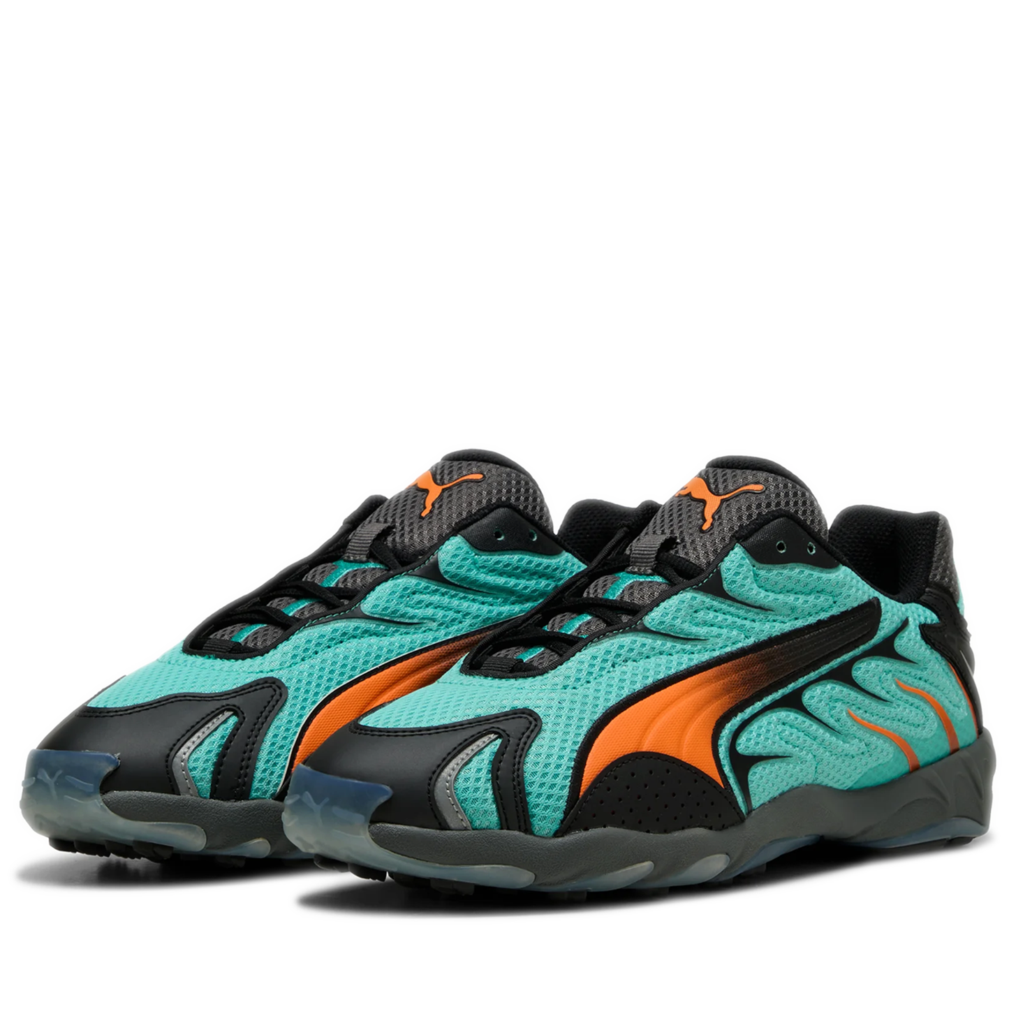 Men's Puma Inhale - Aquatic/Orange Glo