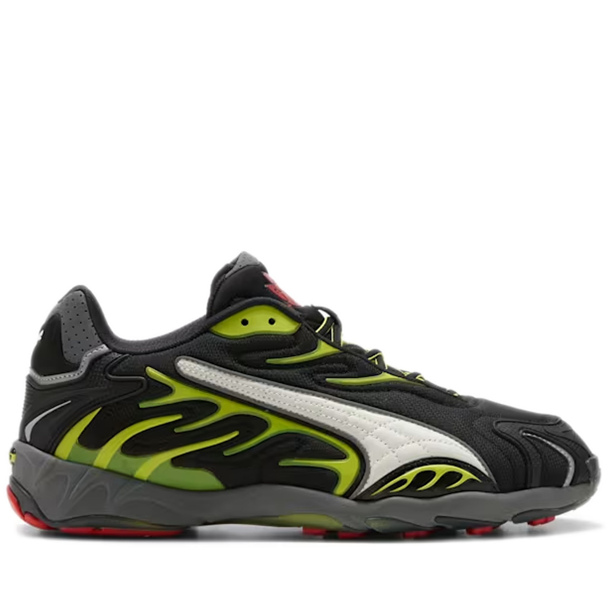 Men's A$AP ROCKY x PUMA Inhale Mesh - PUMA Black/ Warm White/ Lime Pow ...