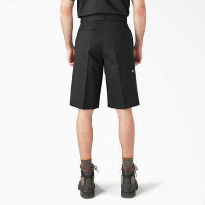 Men's Dickies Loose Fit Flat Front Work Shorts, 13" - BK