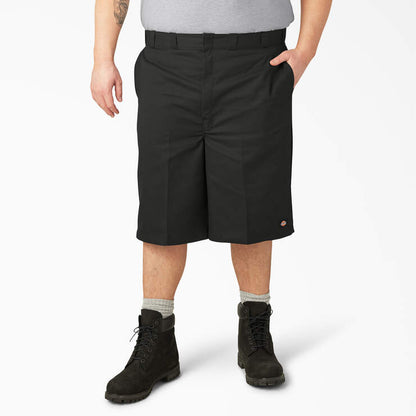 Men's Dickies Loose Fit Flat Front Work Shorts, 13" - BK