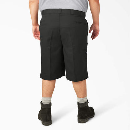 Men's Dickies Loose Fit Flat Front Work Shorts, 13" - BK