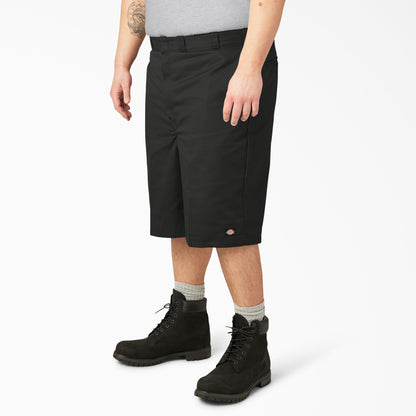 Men's Dickies Loose Fit Flat Front Work Shorts, 13" - BK
