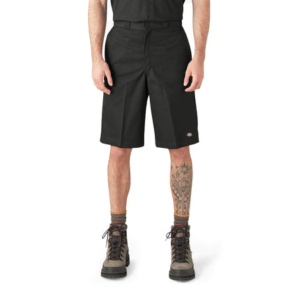 Men's Dickies Loose Fit Flat Front Work Shorts, 13" - BK
