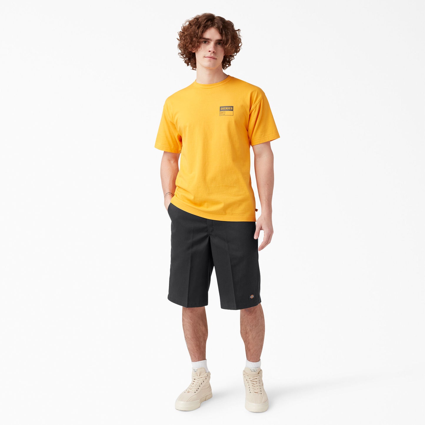 Men's Dickies Loose Fit Flat Front Work Shorts, 13" - BK