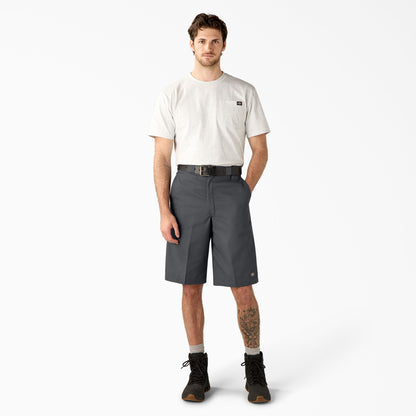 Men's Dickies Loose Fit Flat Front Work Shorts, 13" - CH
