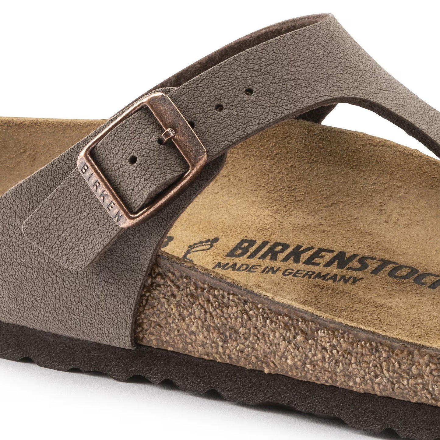 Birkenstock Gizeh Birkibuc - Mocha