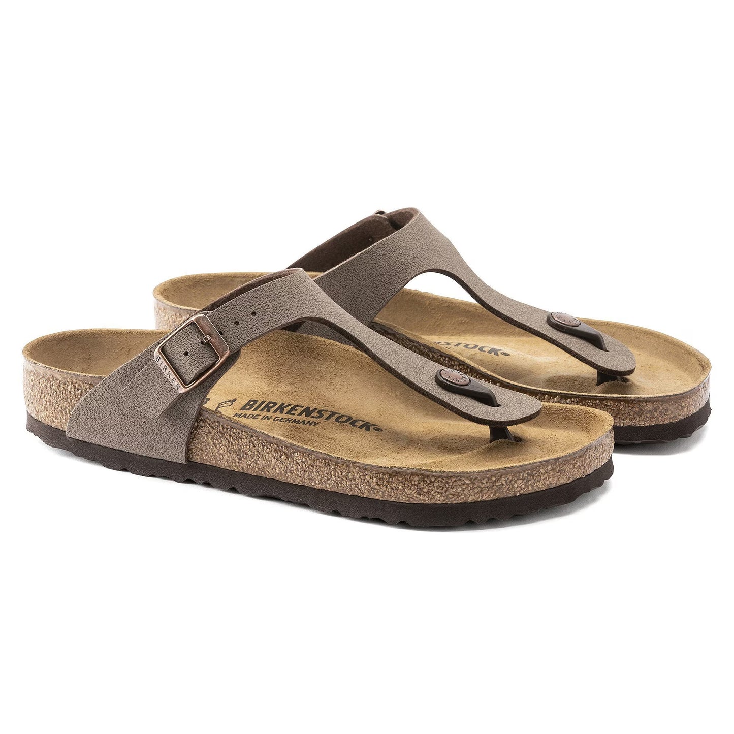 Birkenstock Gizeh Birkibuc - Mocha