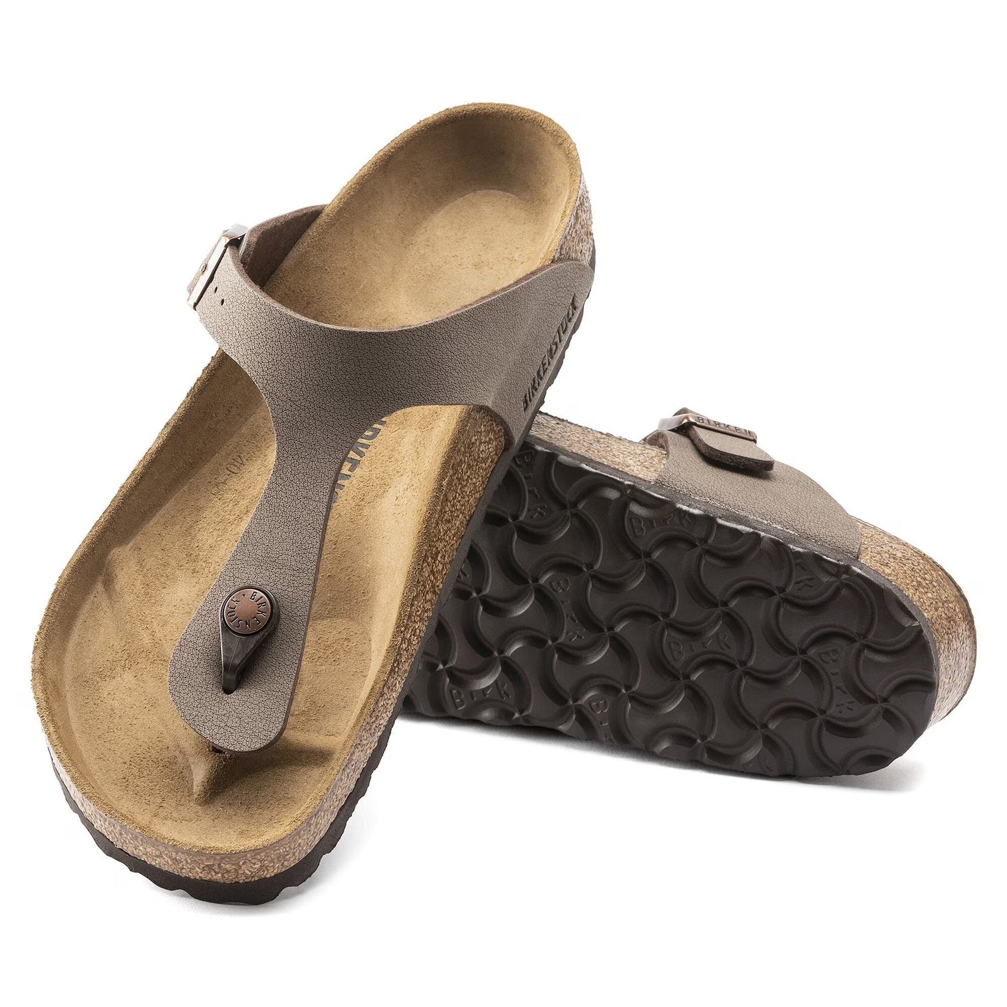 Birkenstock Gizeh Birkibuc - Mocha