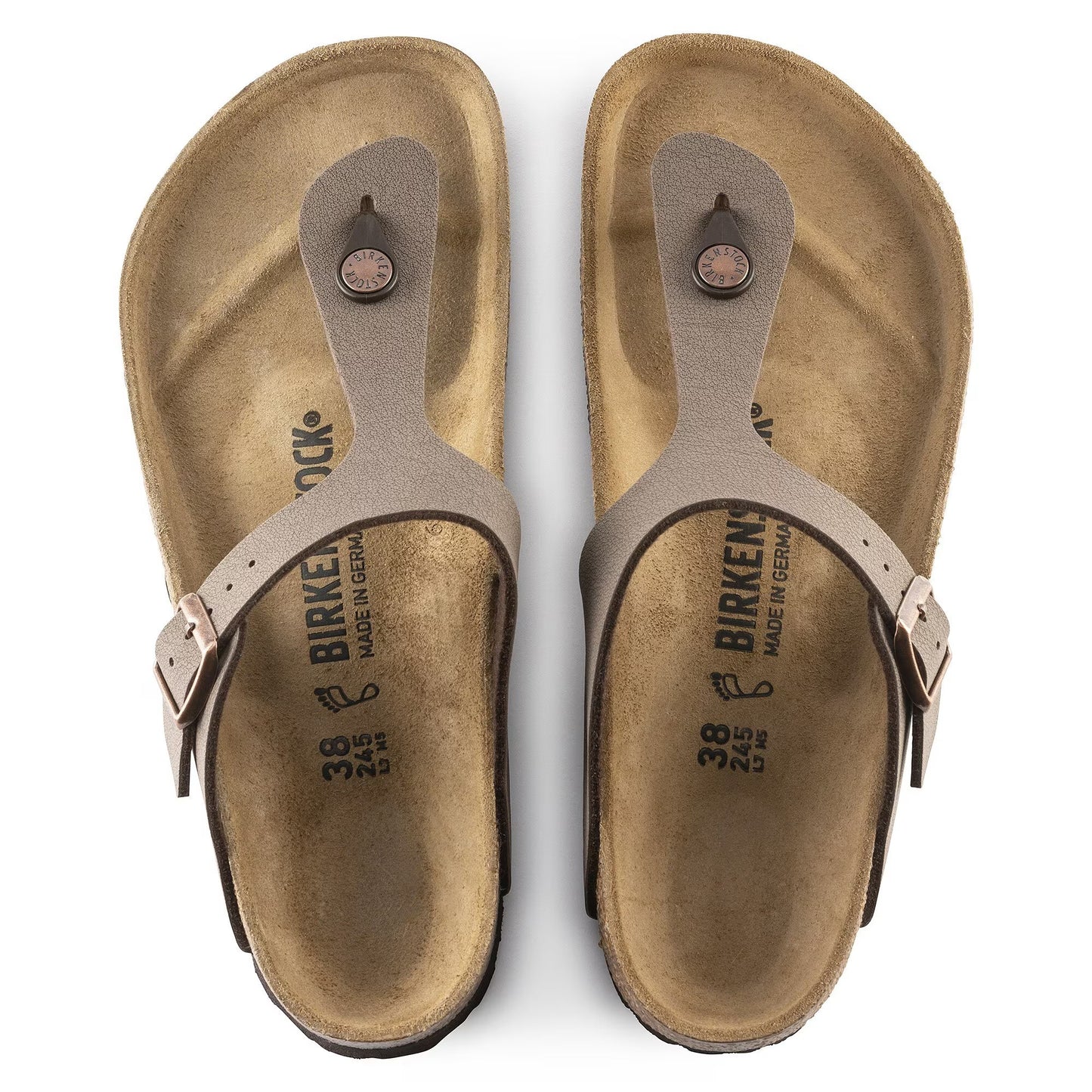 Birkenstock Gizeh Birkibuc - Mocha