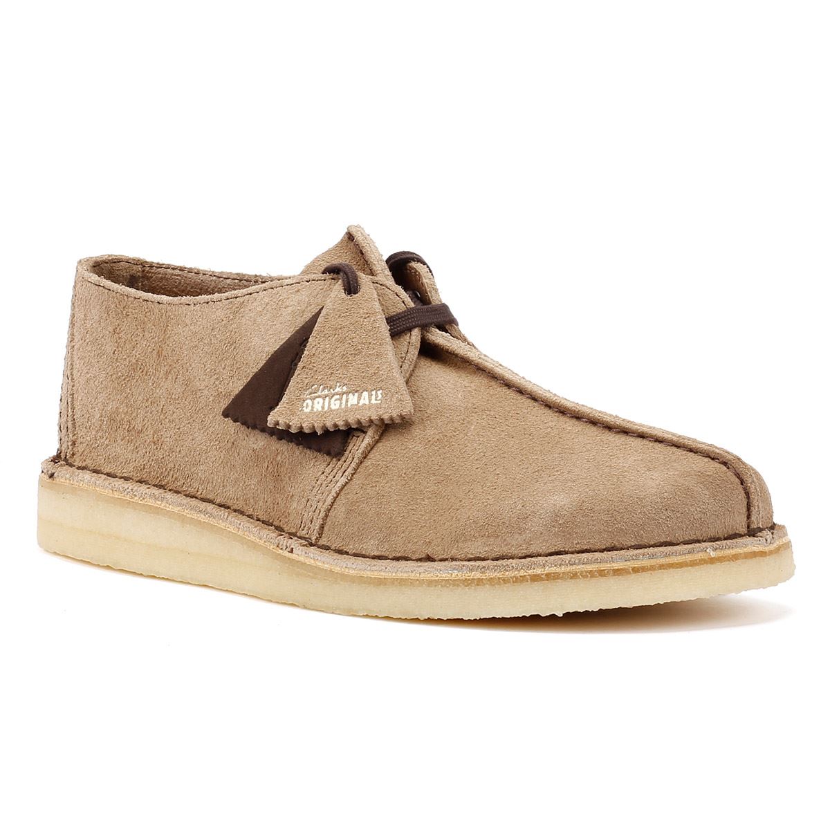 Men's Clarks Desert Trek Suede - Wolf Grey