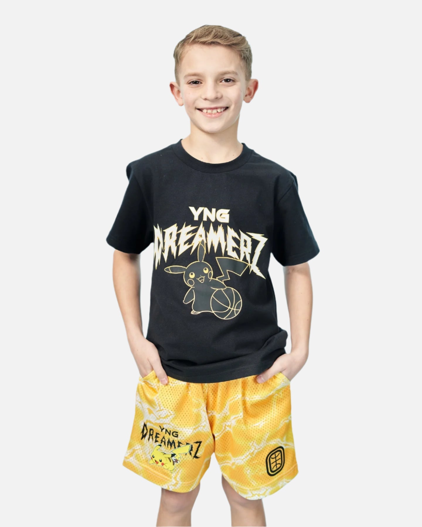 Kid's Overtime X Pokemon - Pikachu Tee