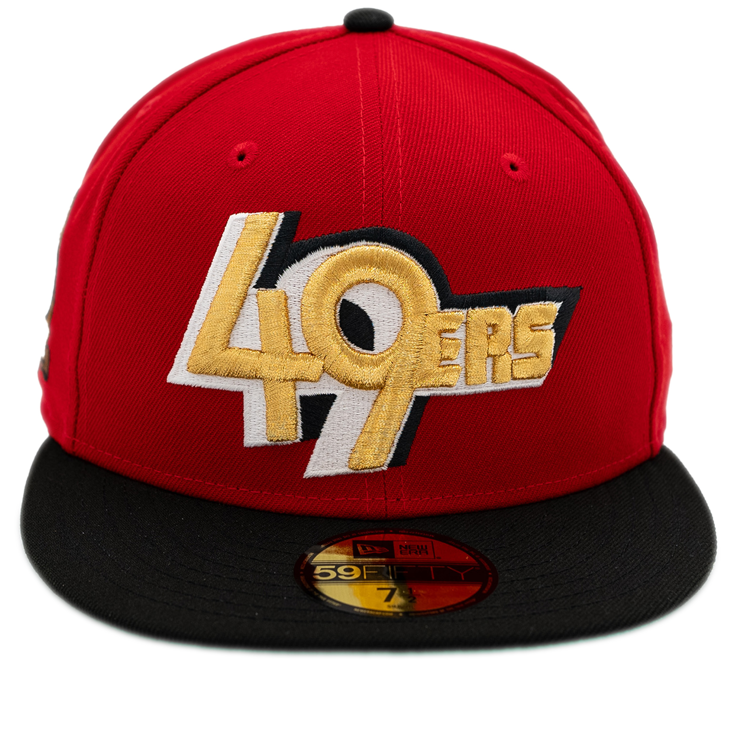 New Era San Francisco 49ers 59Fifty Fitted Hat - Scarlet/ Black