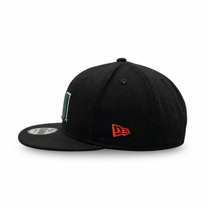 New Era 9FIFTY Miami Hurricanes Snapback Hat - Black