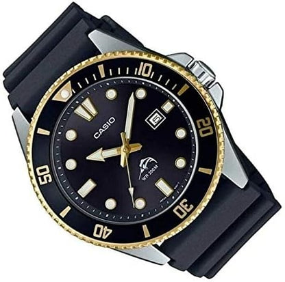 Casio Analog MDV106 - Black/Gold