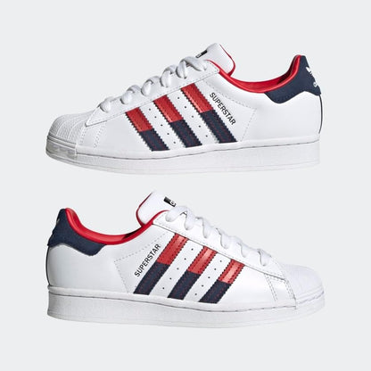 Grade School's Adidas Superstar J - Color-Pop Stripes