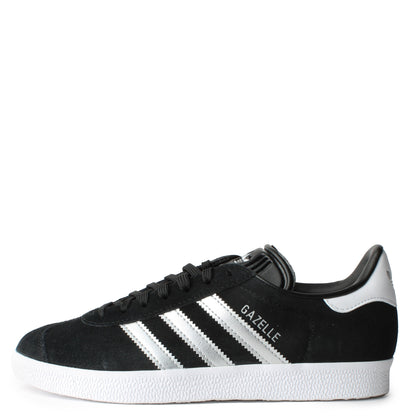 Women's Adidas Gazelle - Black/Silver Metallic/White