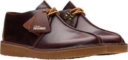 Men's Clarks Desert Trek - Burgundy
