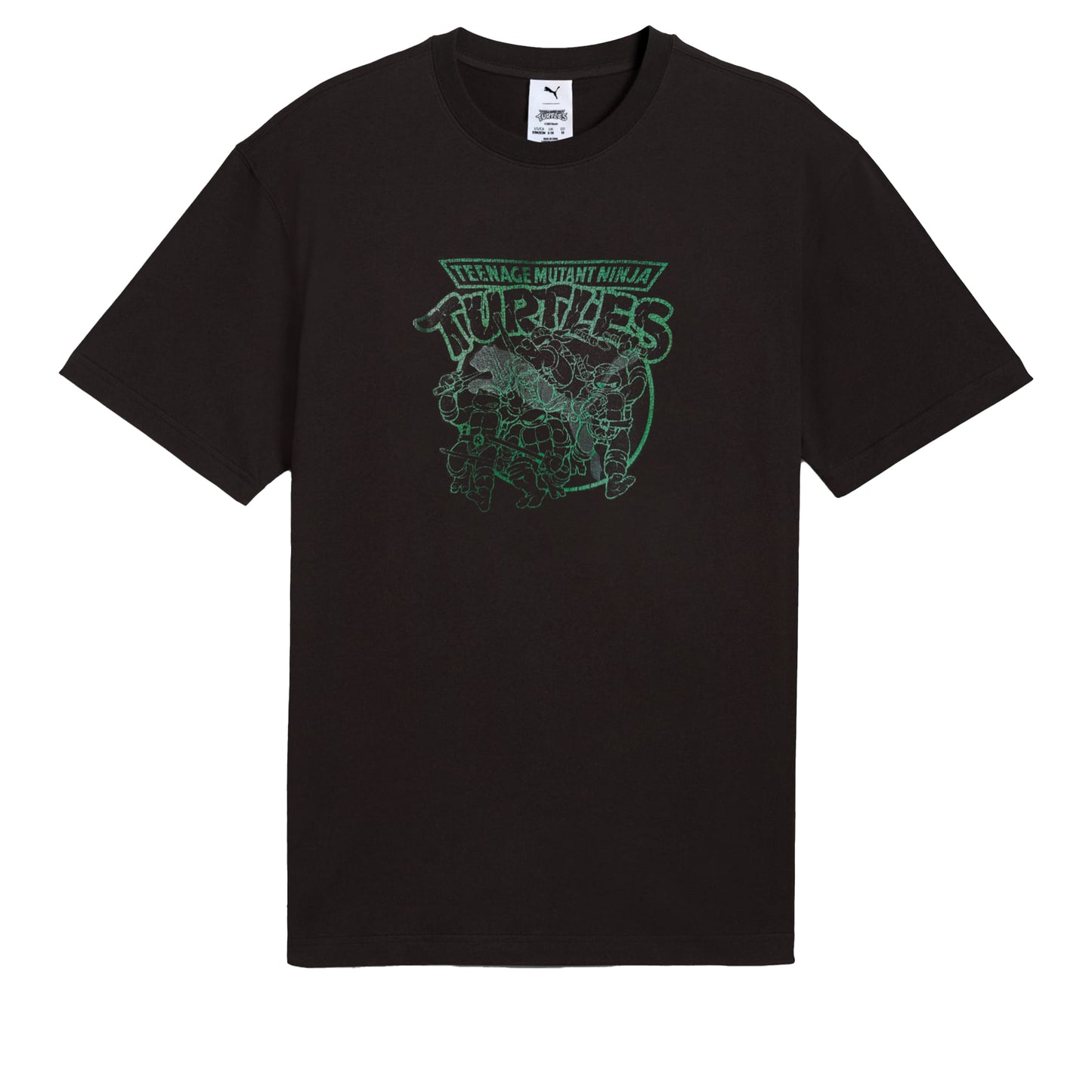 Men's Puma X TMNT Graphic Tee - Black