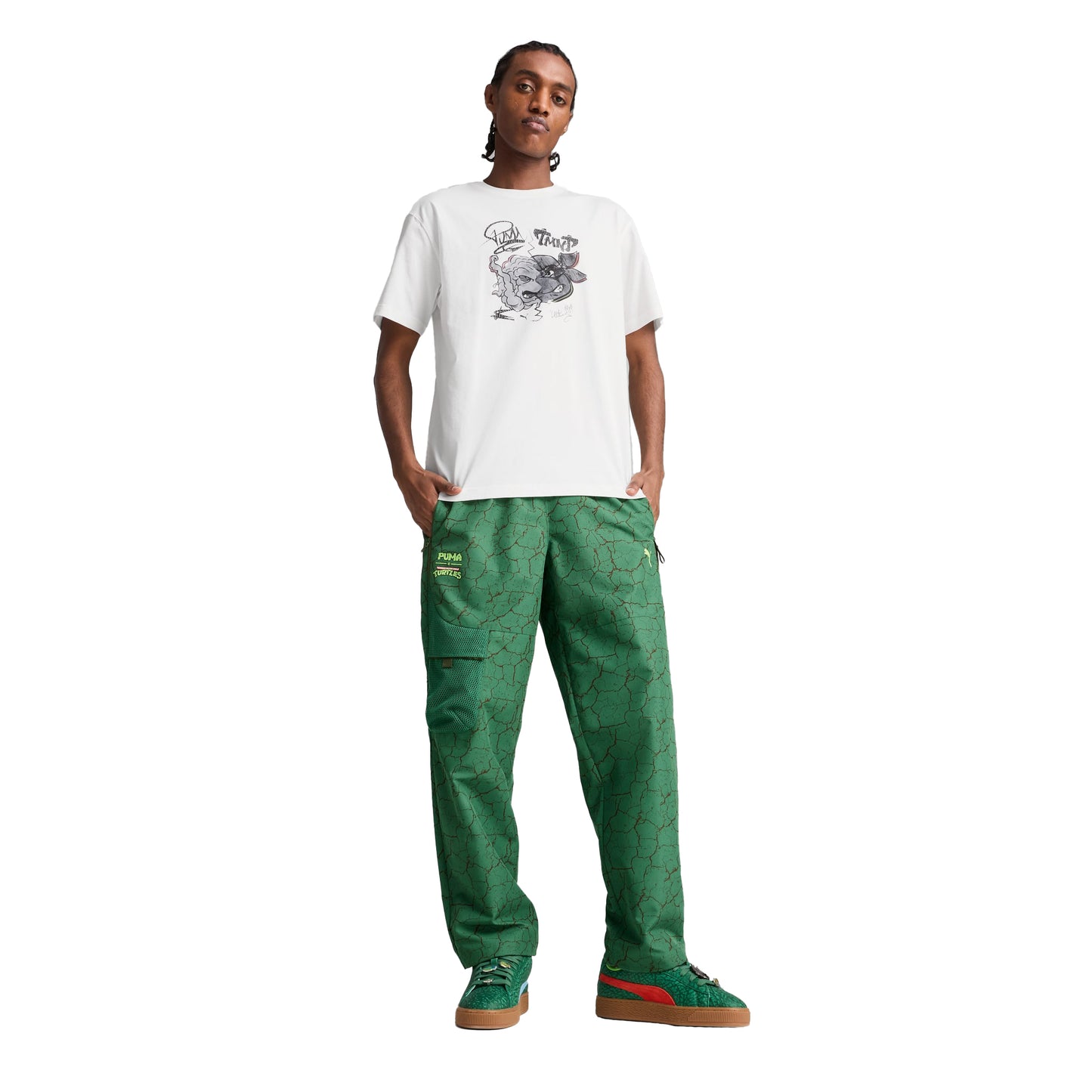 Men's Puma X TMNT Relaxed Tee - White