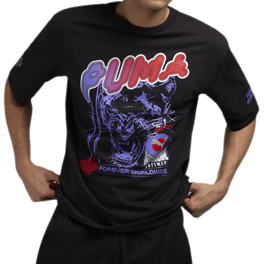 Men's Puma Inverse Boxy Tee - Black