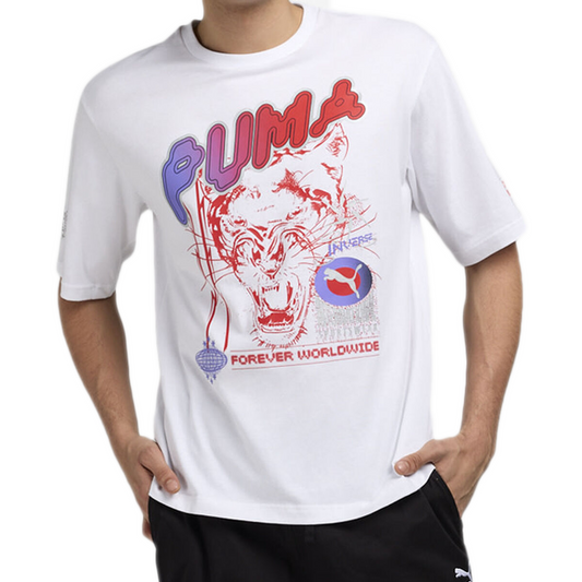 Men's Puma Inverse Boxy Tee - White