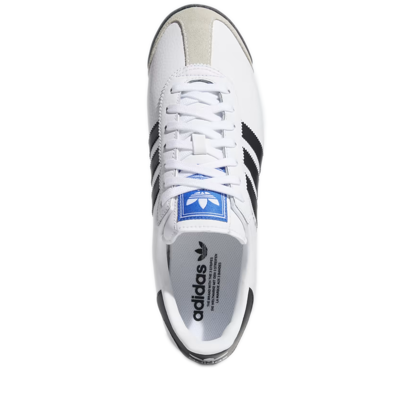 Men's Adidas Samoa Lea Retro Shoes - Cloud White / Core Black