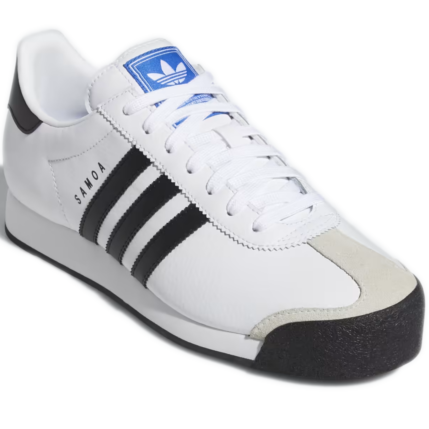 Men's Adidas Samoa Lea Retro Shoes - Cloud White / Core Black