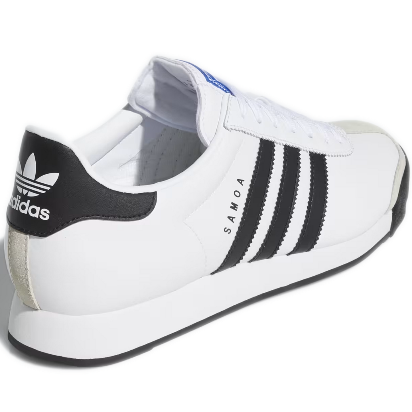 Men's Adidas Samoa Lea Retro Shoes - Cloud White / Core Black