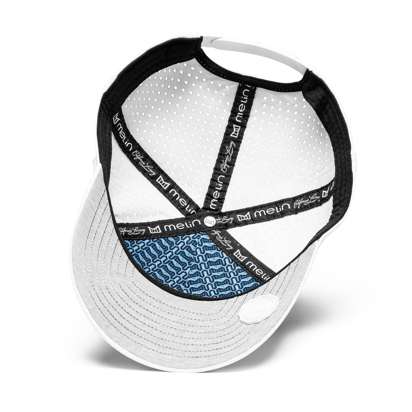 Melin Odysea Stacked Hydro Snapback- White
