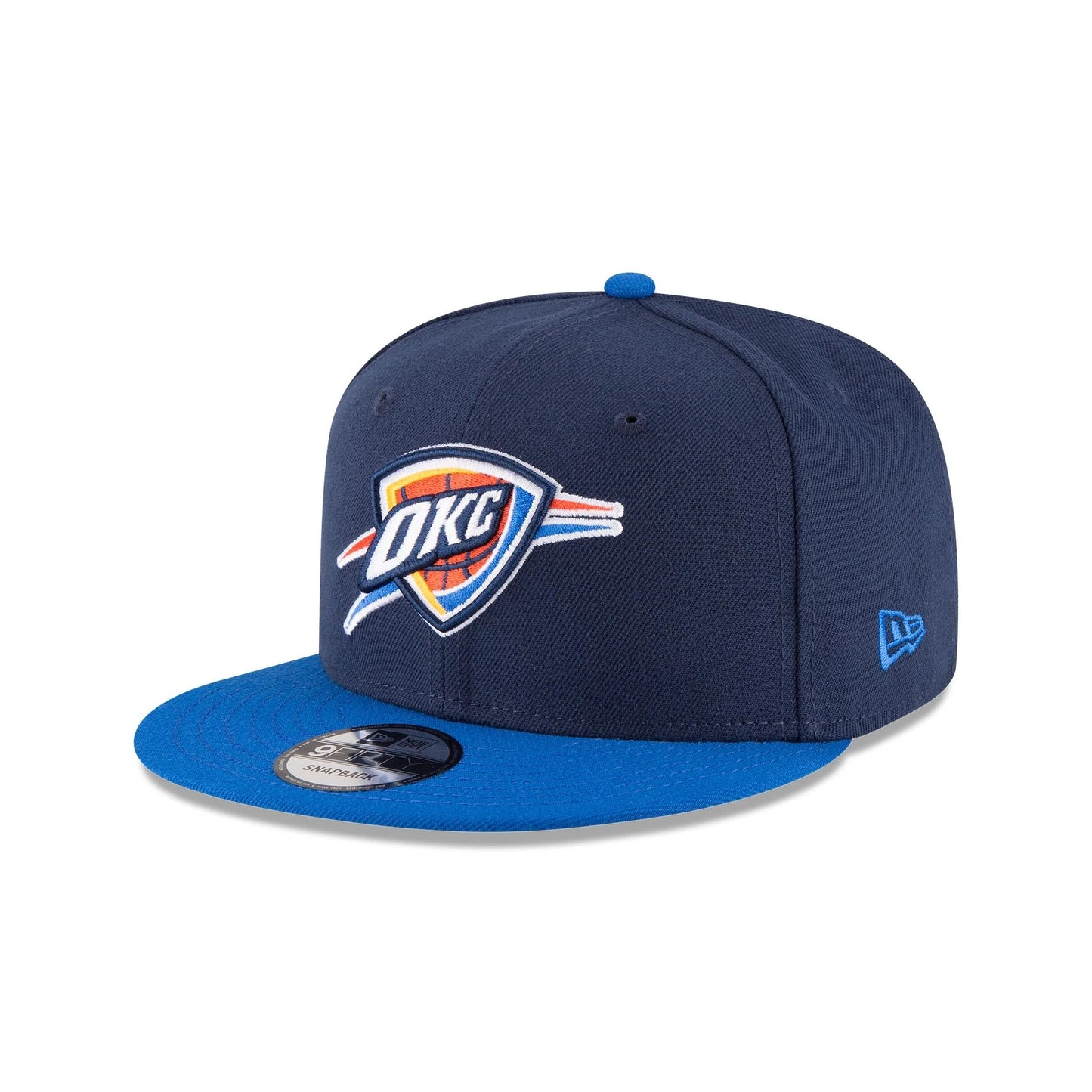 New Era Oklahoma City Thunder 9FIFTY Snapback Hat - Two Tone Navy Blue