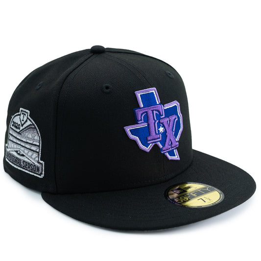 New Era Texas Rangers 59Fifty Fitted Hat - Black