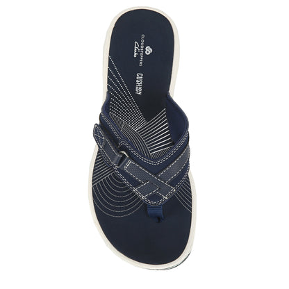 Women's Clarks Breeze Sea Sandals - Navy