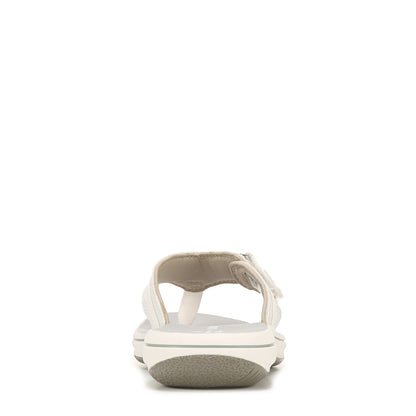 Women's Clarks Breeze Sea Sandals - White