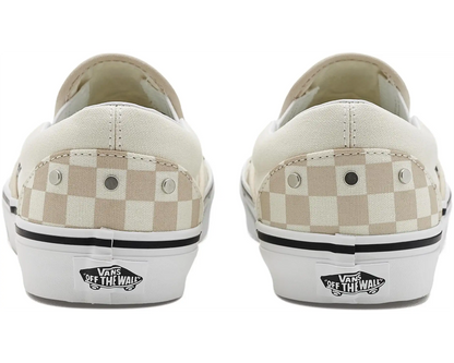 Vans Classic Slip On Checkerboard Studs GS - Turtledove