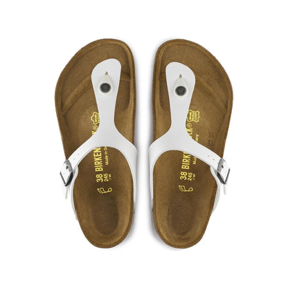 Birkenstock Gizeh Birko Flor - White