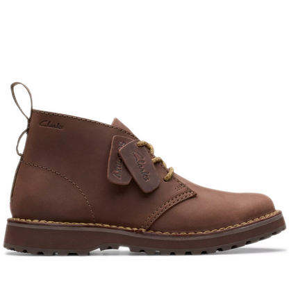 Men's Clarks Solsbury Desert Boot - Brown Leather