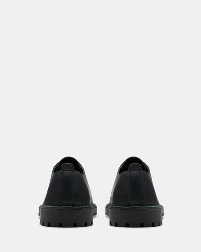 Men's Clarks Desert Rock Lo Derbys Leather - Black