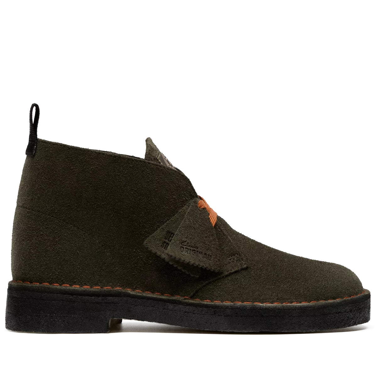 NEW Clarks Desert Boot Mens Size 8 Olive Suede Lace Up Leather Chukkas Boots Clarks 8 Originals Desert Chukka Boots Brown Leather Beeswax  main image 3