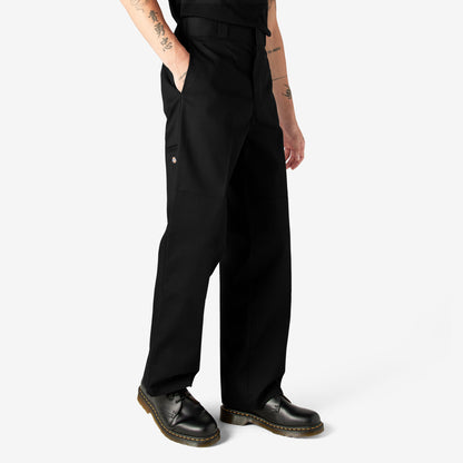 Men's Dickies Loose Fit Double Knee Work Pants - Black