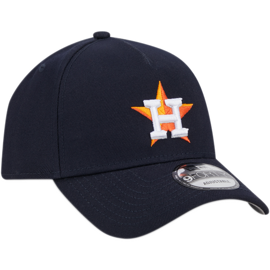 New Era Houston Astros 9FORTY Adjustable Hat - Navy