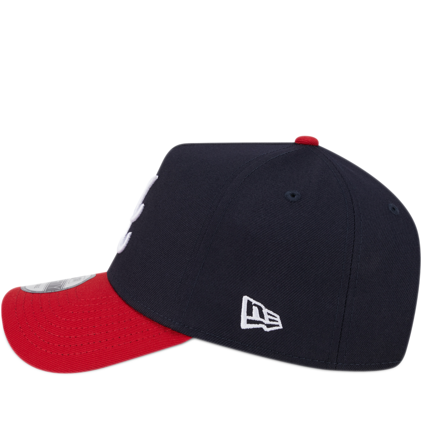 New Era Atlanta Braves 9FORTY Adjustable Hat - Navy/ Red