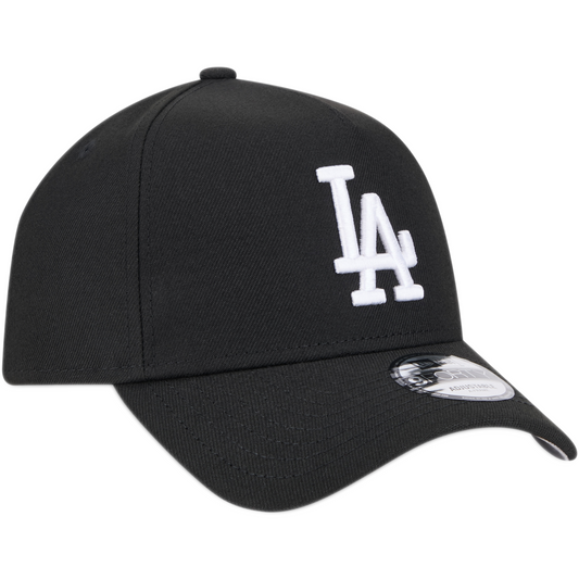 New Era Los Angeles Dodgers 9FORTY Adjustable Hat - Black/ White