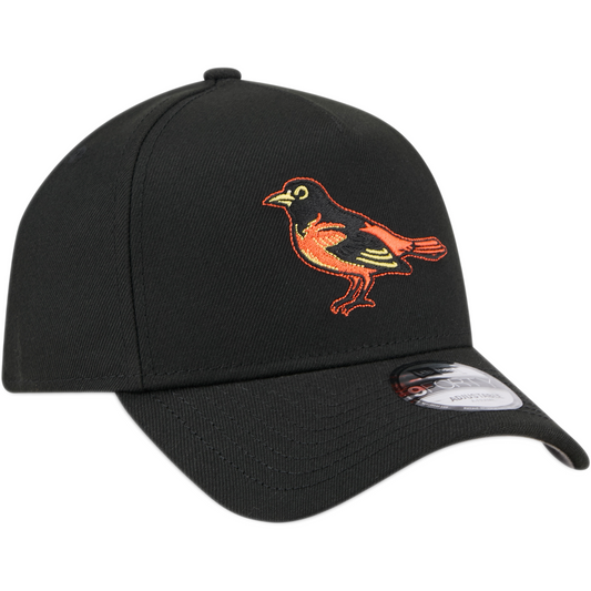 New Era Baltimore Orioles 9FORTY Adjustable Hat - Black