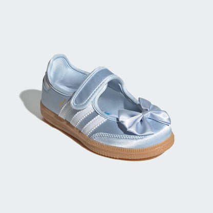 Pre School Adidas Disney Samba Jane - Crystal Sky / Cloud White