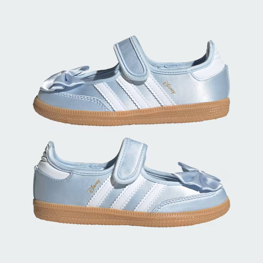 Pre School Adidas Disney Samba Jane - Crystal Sky / Cloud White