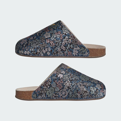 Women's Adidas ADIMULE x Liberty London SLIDES- Wonder Beige / Gold Metallic