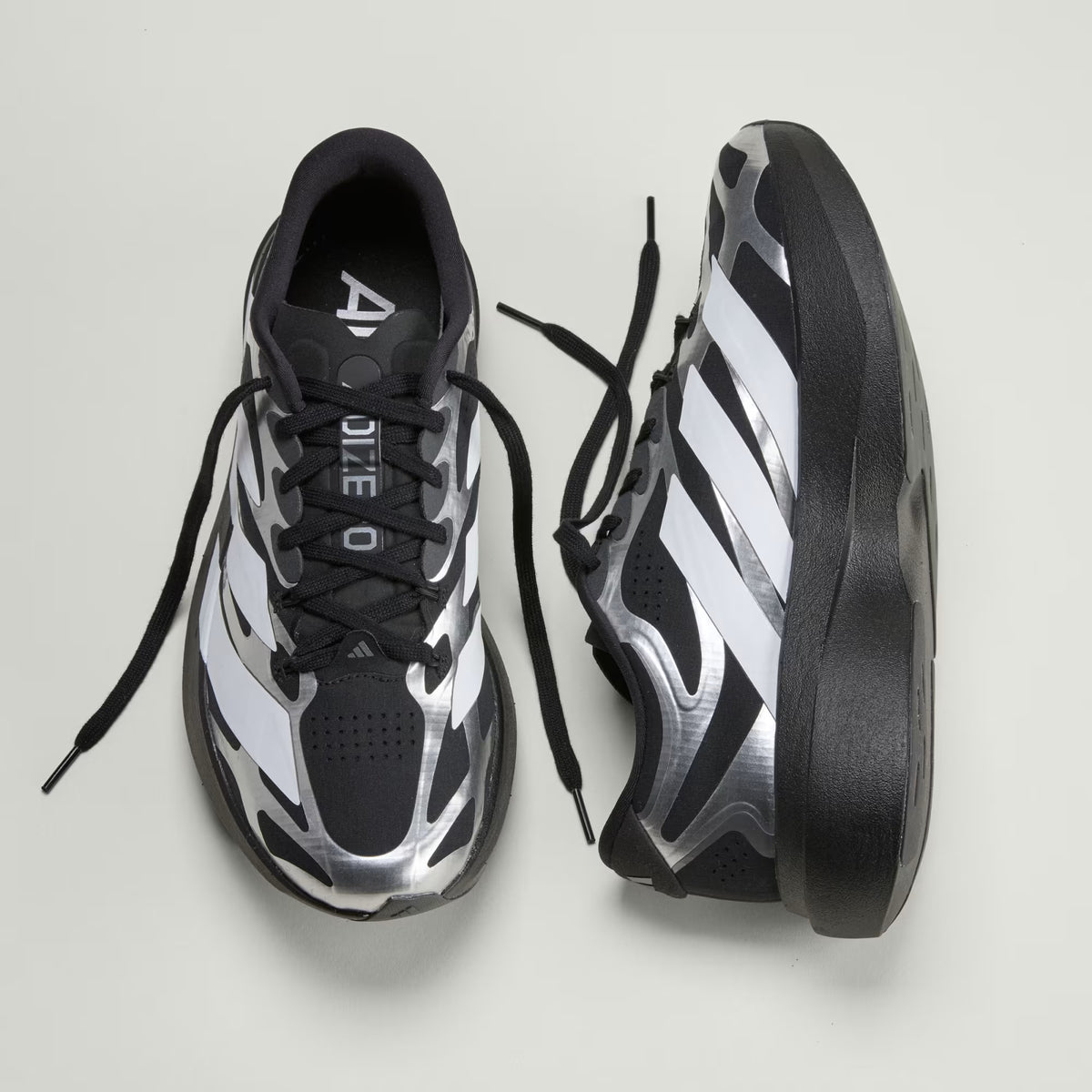 Men's Adidas Adizero EVO SL EXO - Core Black / Cloud White / Iron Metallic