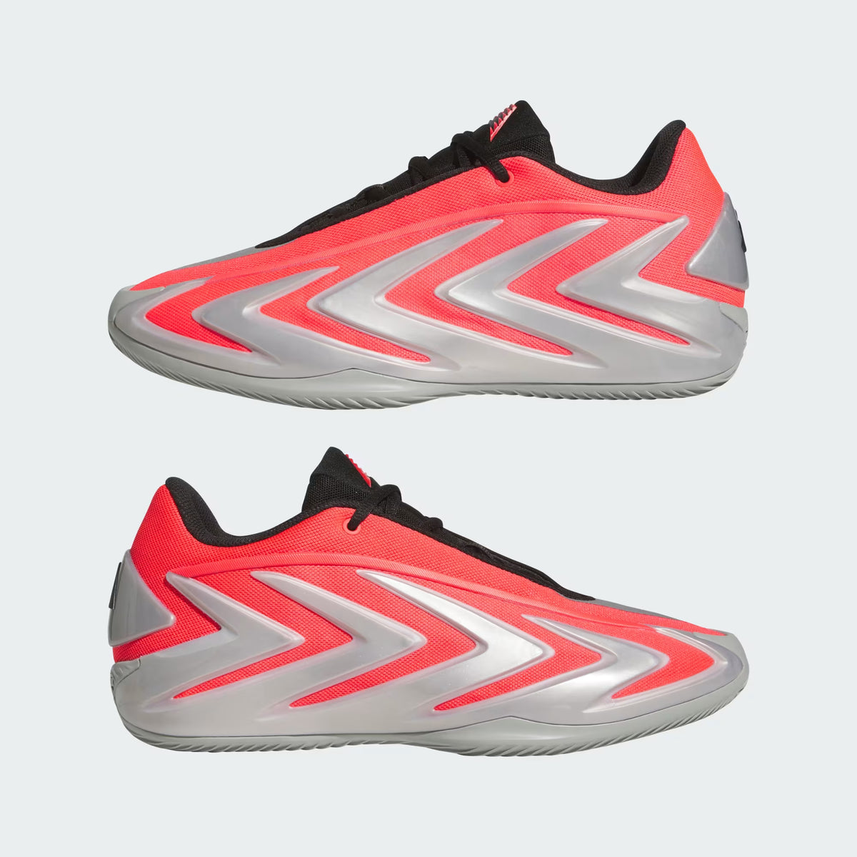 Men's Adidas Anthony Edwards 3 - Lucid Red / Silver Metallic / Core Black